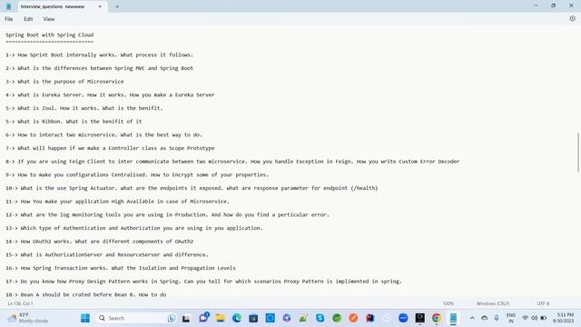 Java Experience | Spring Boot Microservices Rest API No Sql Coding Interview Question Answers 2023 смотреть онлайн