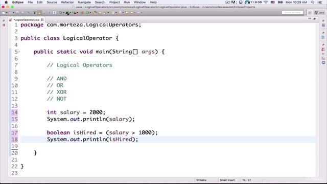 29. JAVA Logical Operators Part1 | Learn java tutorials for beginners | смотреть онлайн