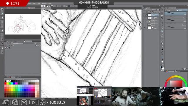 Матрос зверюшку не обидит рисуем в CLIP STUDIO PAINT смотреть онлайн