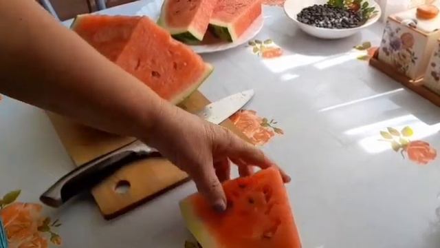 Пробуем арбуз, быстрый и вкусный ужин// смотреть онлайн