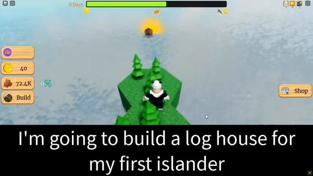 Denizdeki İnsanları Kurtarıyorum!! - Panda ile Roblox Desert Island Survival смотреть онлайн