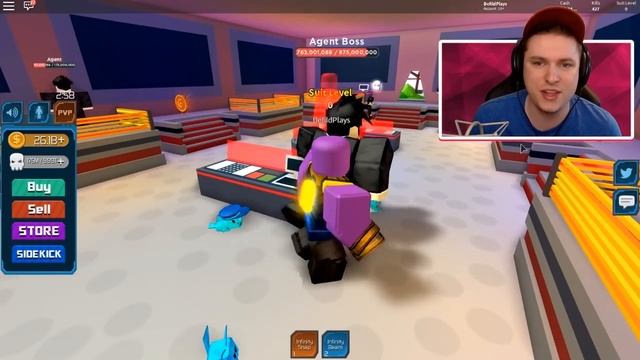 I DEFEATED THANOS AND GOT INFINITY SUIT IN SUPERHERO SIMULATOR UPDATE! Roblox *code* смотреть онлайн