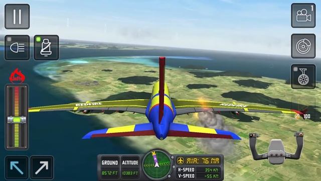 Flight Sim 2018 (Part 21) - Engine Failure On Miami Flight - Airplane Simulator Games