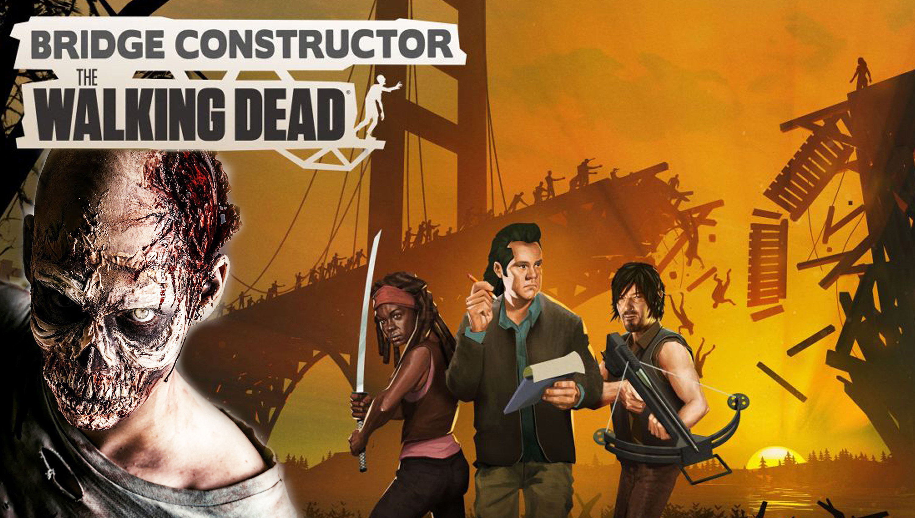 ЗОМБИМОСТОСТРОЙ ◈ Bridge Constructor_ The Walking Dead