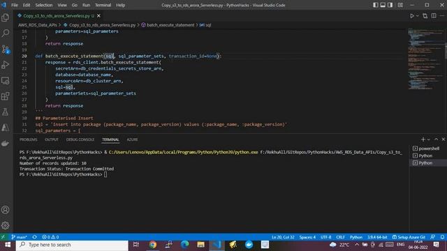 Data API To Interact With Amazon Aurora MySQL Serverless Database With AWS Lambda смотреть онлайн
