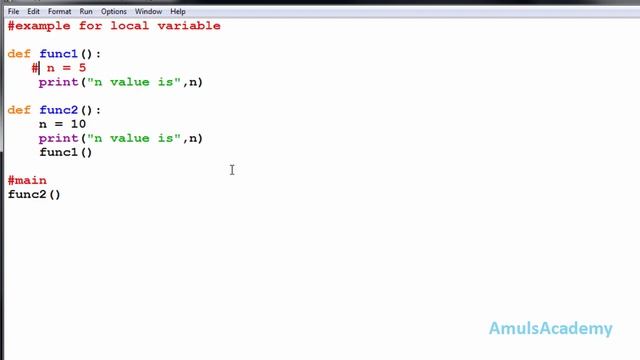 Python Programming Tutorial - Local and Global variables смотреть онлайн