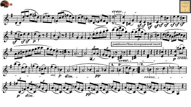 Beethoven, Violín Sonata no. 10 in G major, 1st Movement | Piano Accompaniment смотреть онлайн