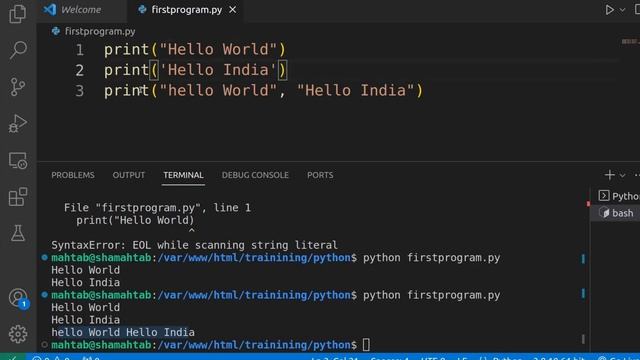Install Python| Python Pioneers: Mastering the snake's Art (Day 2) Free Class By Mahtab Alam смотреть онлайн