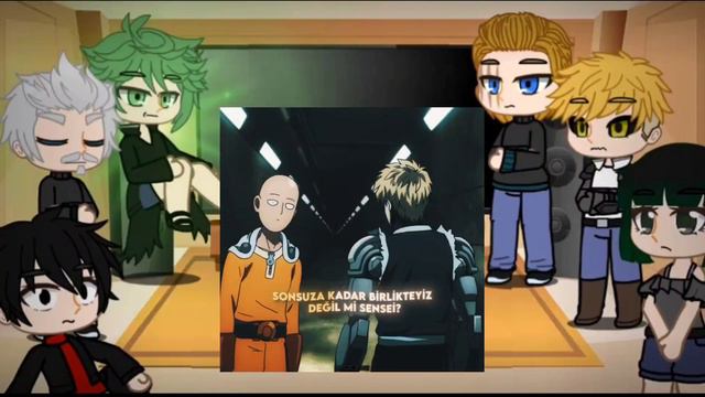 👊S Class Hero's React To Saitama // Saitama Vs Tatsumaki🥶 //opm Reacts || Part 5/? #genos #saitama