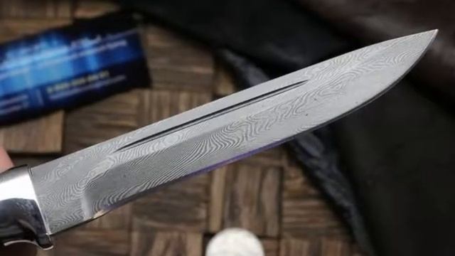 Туристический нож ЗЗОСС Н58, сталь черный дамаск (У10А-7ХНМ), рукоять: текстолит, микропора смотреть онлайн