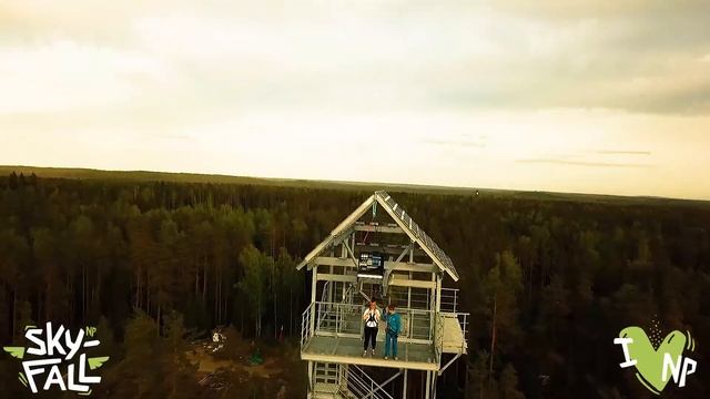 SkyFall Norway Park - Прыжок с 30 метров в Норвежском парке Орех смотреть онлайн