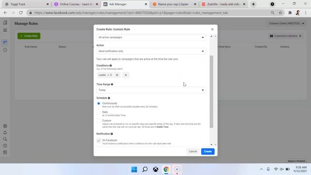 Facebook Custom Rules, Lead Notifications, and Integrations смотреть онлайн