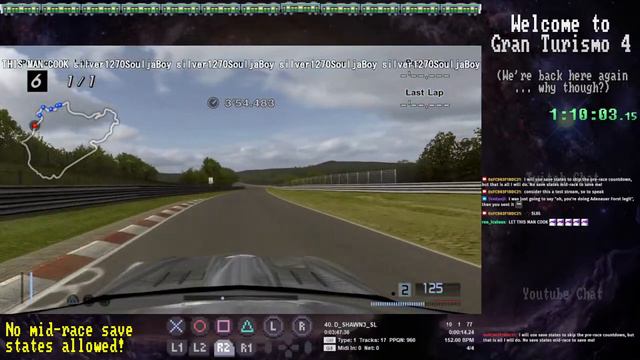 [Gran Turismo 4] Mission 34, No Save States* (NTSC-U Online Beta) смотреть онлайн