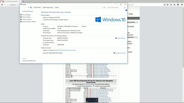 Learn Java Programming - Installing the Java Development Kit (JDK) on Windows 10 Tutorial смотреть онлайн