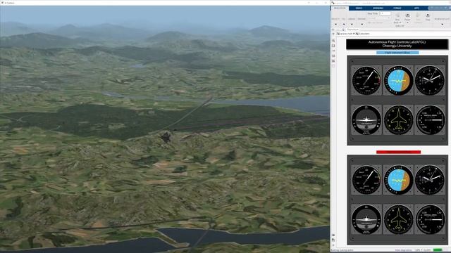 Formation flight visualization with X-Plane and Matlab/Simulink смотреть онлайн