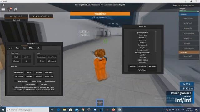 roblox prison life hack script 2020 смотреть онлайн