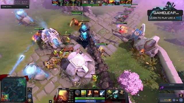 How to always land your nukes with Lina - Pro Guide by Game-leap смотреть онлайн