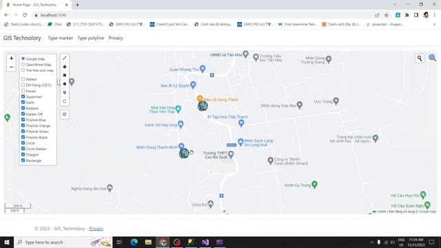GIS system CRUD full geometries with .NET Core NetTopologySuite and LeafletJS смотреть онлайн