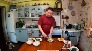 Три салата из окуня