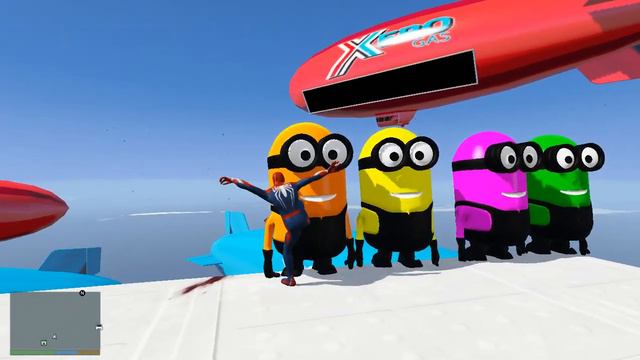 GTA 5 Epic Ragdolls Spiderman Jumps/Fails Ep 120 | GTA 5 Spiderman Vs Minions | #D4XLIONGAMING смотреть онлайн