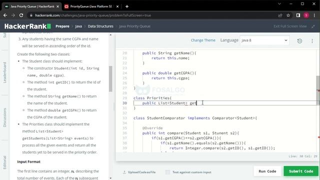 HR_Java42: Java Priority Queue смотреть онлайн