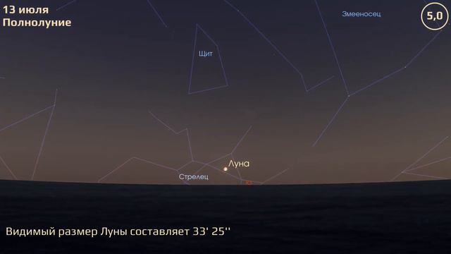 Санкт-Петербург 11.7.2022 — 17.7.2022. Астрономические события смотреть онлайн