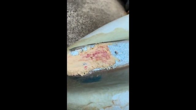 Ocean Kayak Drifter Repairing A Kayak Hdpe , Sanding Filling Oahu Hawaii. Is Stipple A Word?
