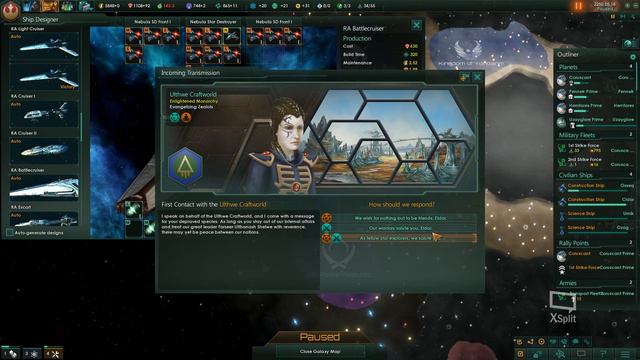 Let's Play Stellaris Star Wars Rebel Alliance Utopia Episode 3 смотреть онлайн