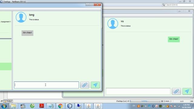 Chat Application using Java Sockets (with GUI) + Source Code [HD] смотреть онлайн