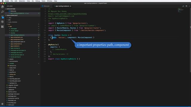 11-Add routes and RouterOutlet to an existing Angular 5 app смотреть онлайн