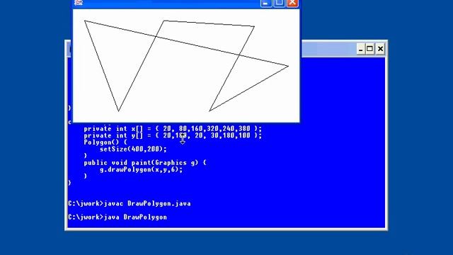 41.Intro to Java -Chapter06.Drawing and Painting-Lesson6.Inventing a Shape of Your Own смотреть онлайн