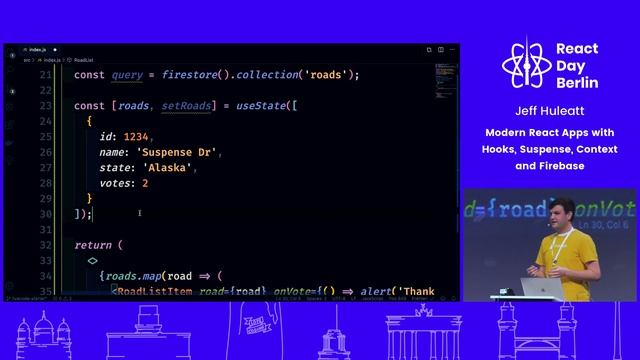 Build Modern React apps with Hooks, Suspense, Context, and Firebase - Jeff Huleatt смотреть онлайн