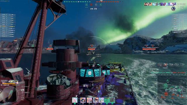 World of Warships: 1 Round of T10 HMS Minotaur (Anime Music; What a Lucky Torp Hit on DD) смотреть онлайн