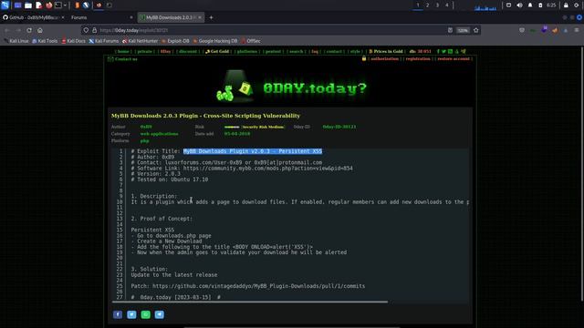 5.9. Exploiting Stored XSS Vulnerabilities in MyBB Forum смотреть онлайн