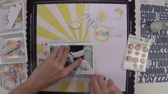 Scrapbooking Process - In The Summertime; Cocoa Vanilla Studio