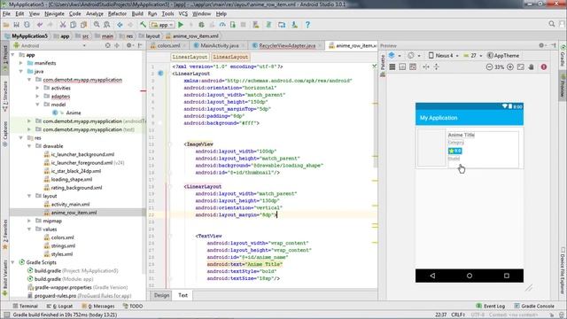 Volley & Glide Tutorial #1: Parse JSON and display content to recyclerview| Android studio Tutorial смотреть онлайн