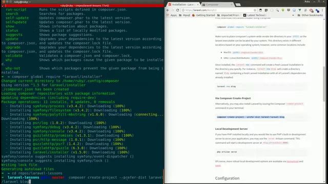 Install php 7.0+composer+laravel 5.5 + simple laravel website demo in 13 minutes смотреть онлайн