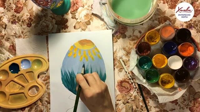 Роспись деревянных заготовок акрилом и гуашью