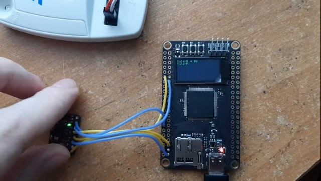 Тест алгоритма слияния данных IMU MPU9250 смотреть онлайн