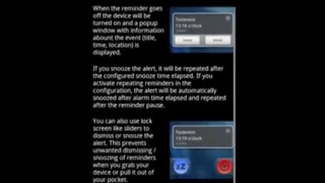 Виджет календари для Android Android App Calendar Event Reminder Demo смотреть онлайн