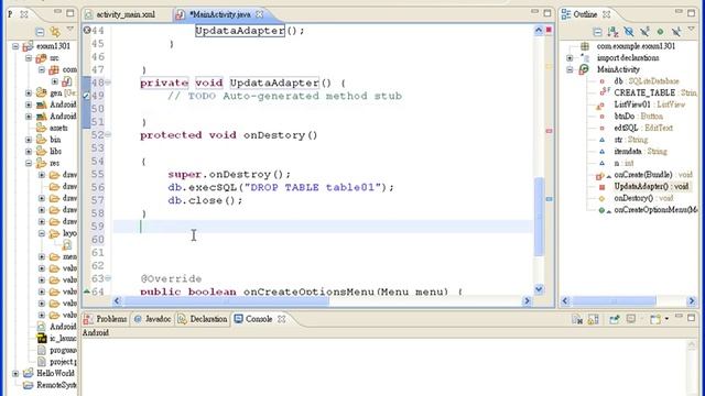 Android-SQLite-5洪浚銘老師主講 смотреть онлайн