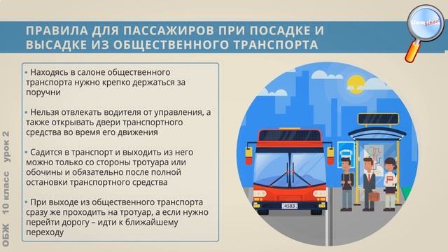 ОБЖ 10 класс (Урок 2 - Обеспечение личной безопасности на дорогах.) смотреть онлайн