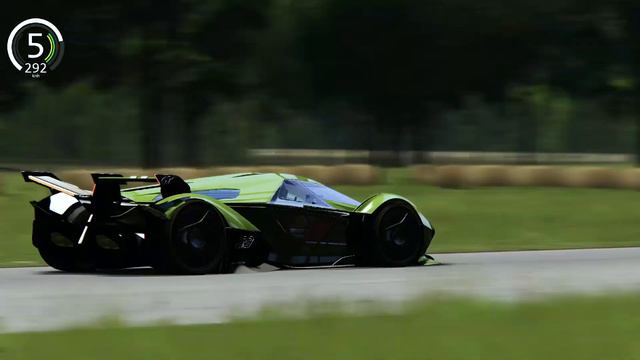 Bugatti Black Devil VGT vs Lamborghini V12 Concept Gran Turismo - Old Monza смотреть онлайн