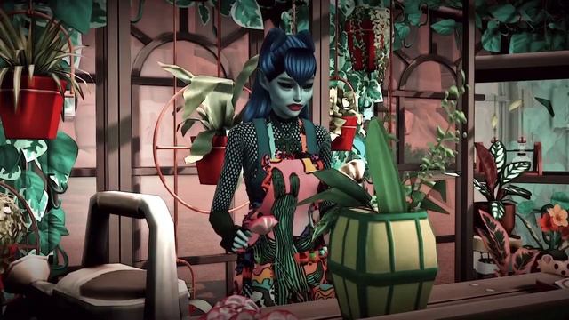Космоцветок в домашних условиях в Симс 4 | Сверх Династия Эйв - The Sims 4 смотреть онлайн
