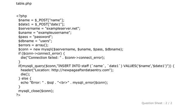 HTML : HTML Date Input to SQL using php смотреть онлайн