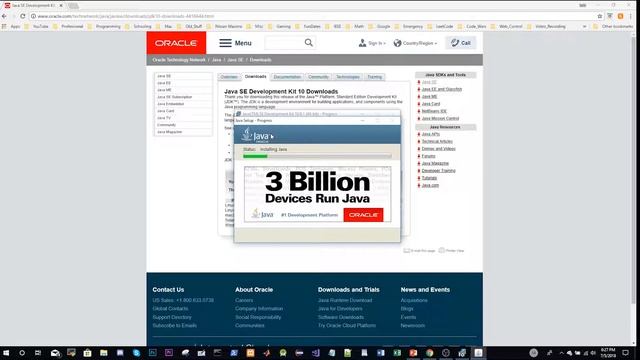 Java JDK and IDE Installation on Windows 10 смотреть онлайн