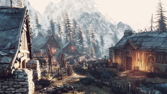 2 HOUR AMBIENT MEDIEVAL VILLAGE | Calming | Relaxing | Meditation | Ambient смотреть онлайн