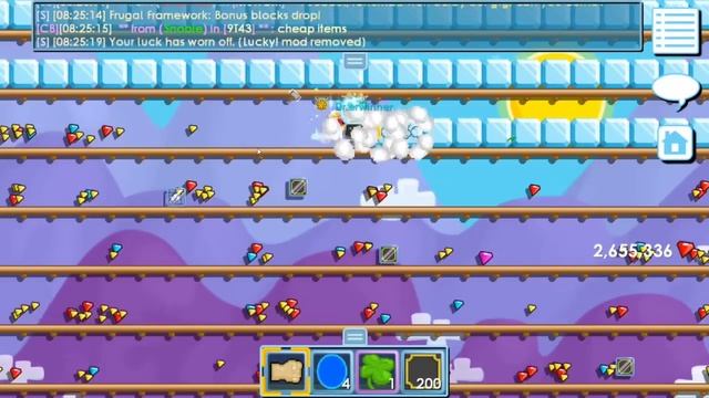 Growtopia GACHA 3829 CRYSTAL BLOCKS with Ancestral Tesseract of dimensions lv 6 + buddy block head смотреть онлайн