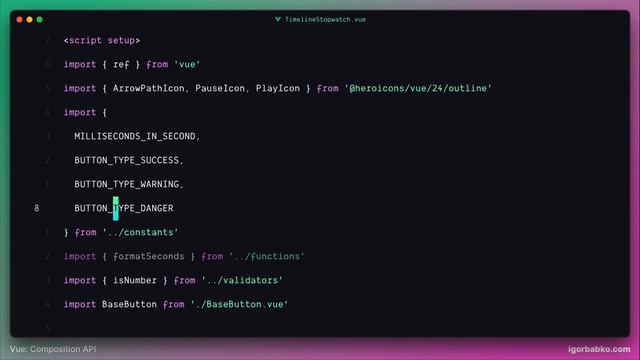Vue Composition API с нуля #52 - Запуск / остановка / сброс секундомера смотреть онлайн