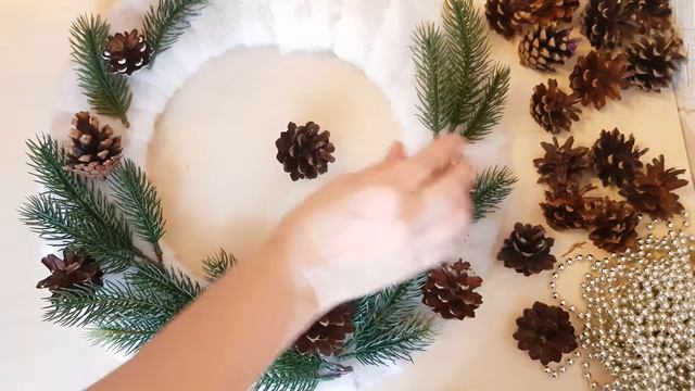 Christmas Wreath Новогодний Рождественский венок своими руками